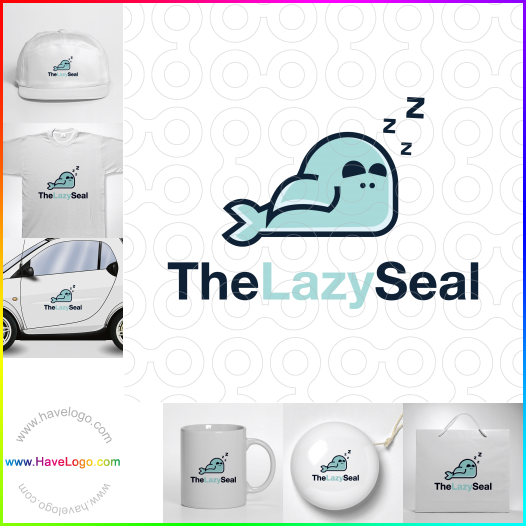 Die Lazy Seal logo 63498