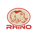 логотип носорог