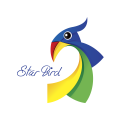 логотип птица