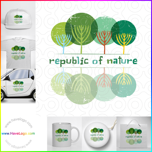 логотип природа - 52598