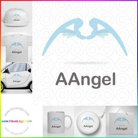 логотип ангел - 32548