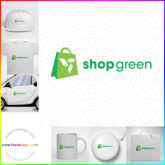 購買此綠色logo設計34992