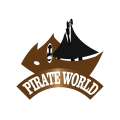 логотип пират