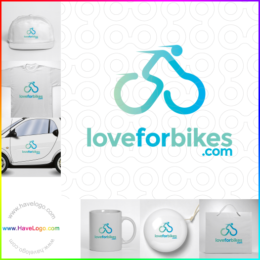 購買此自行車博客logo設計42175