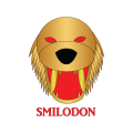 ライオンの顔ロゴ