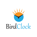 логотип Часы с птицами