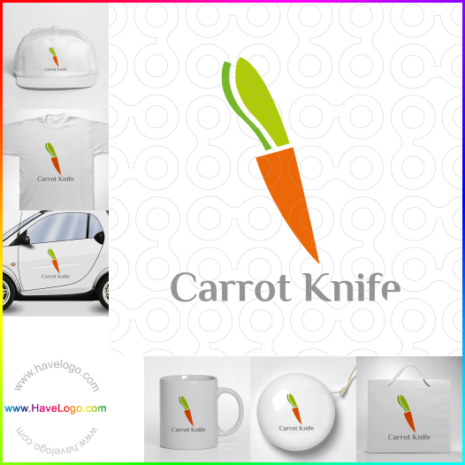 購買此胡蘿蔔刀logo設計63641