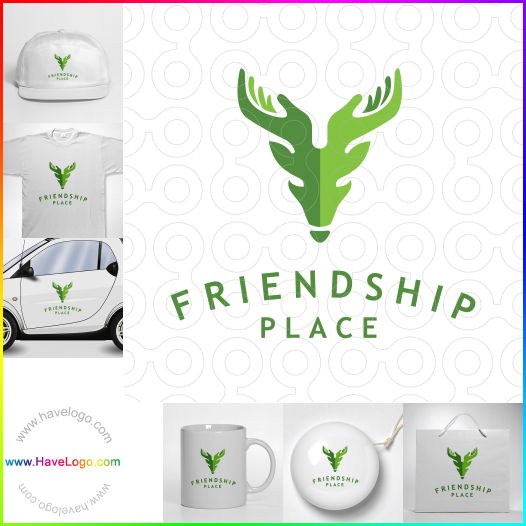 購買此友誼的地方logo設計67340