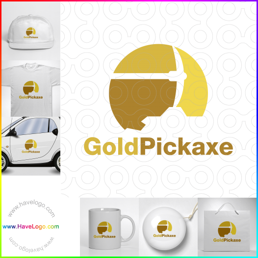 логотип Gold Pickaxe - 67003