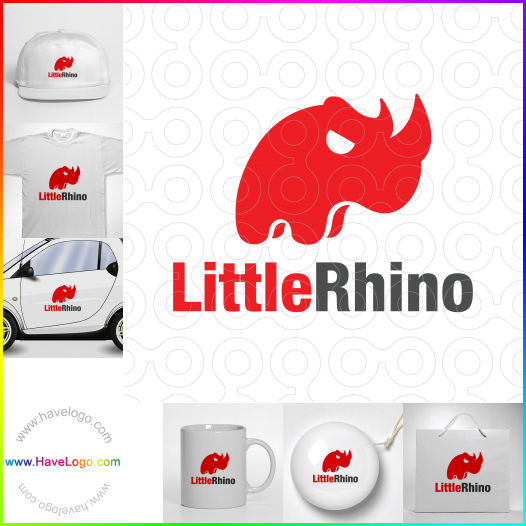 このLittleRhinoのロゴデザインを購入する - 63043