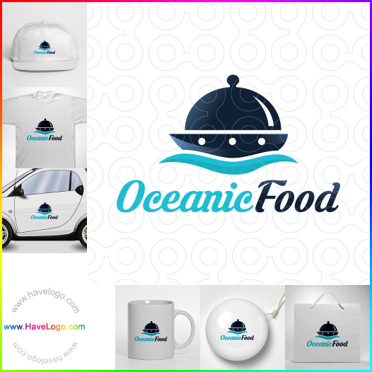 この海洋食品のロゴデザインを購入する - 63058