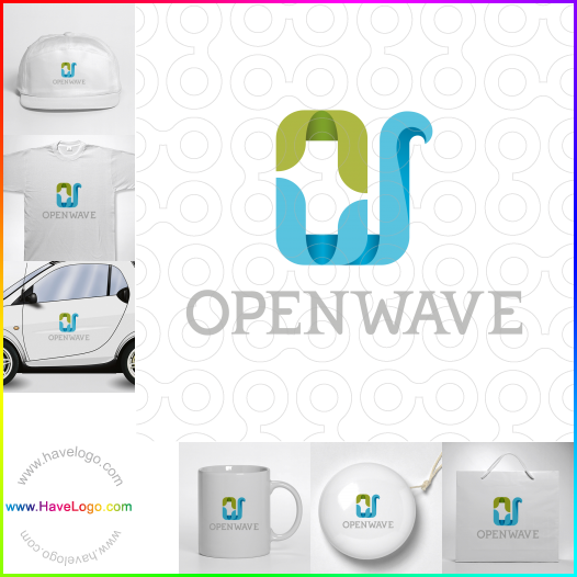 このOpen Waveのロゴデザインを購入する - 66439