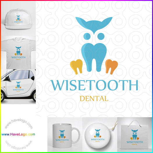 このWise Tooth Dentalのロゴデザインを購入する - 64149