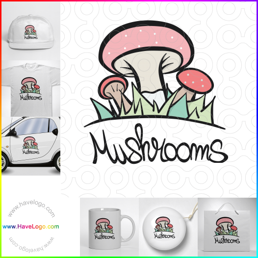購買此蘑菇logo設計46118