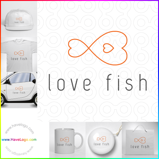 購買此釣魚logo設計22804