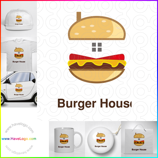 логотип гамбургер - 39958