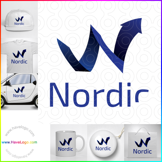 логотип нордический - 45091