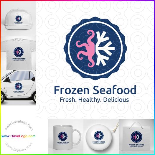 gefrorene Meeresfrüchte Produkte logo 32953