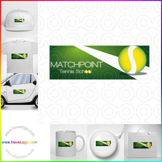 このテニスのロゴデザインを購入する - 14631