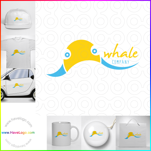 購買此鯨魚logo設計22883