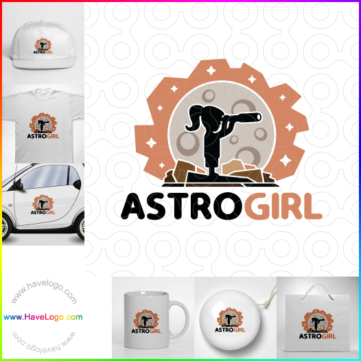 логотип Astro Girl - 60619