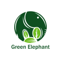 綠色的大象Logo