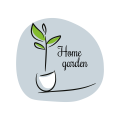  Home garden  logo