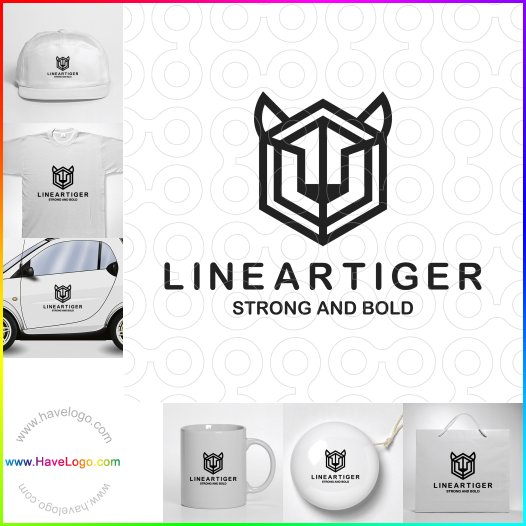Linearer Tiger logo 63989