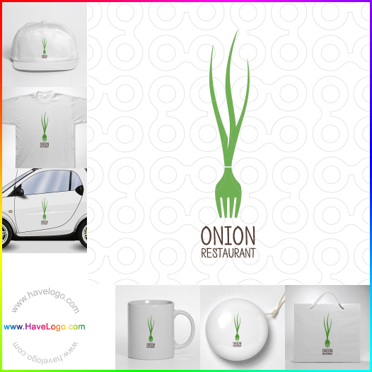 このオニオンレストランのロゴデザインを購入する - 62597