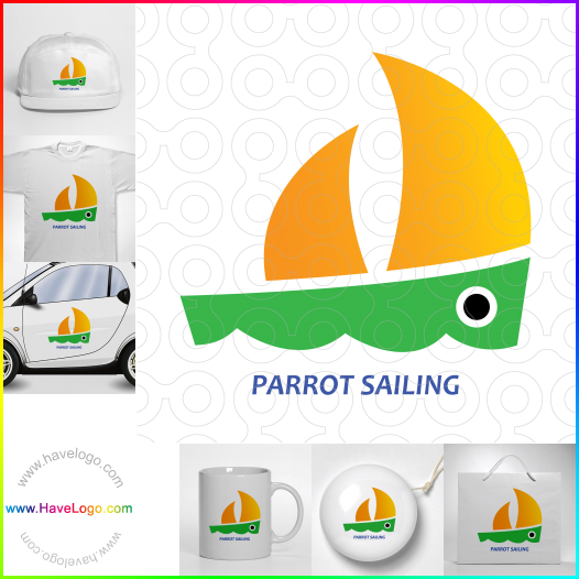 購買此Parrot帆船logo設計67394