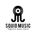 魷魚的音樂Logo