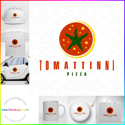 логотип Томаттинни Пицца - 64143