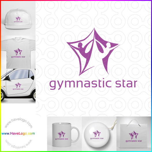логотип гимнастика - 39918