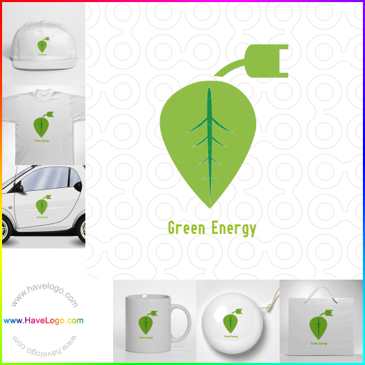 購買此綠色環保logo設計21103