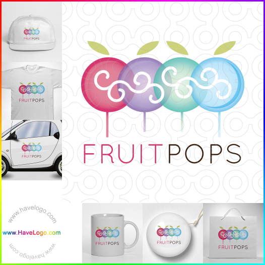 購買此冷凍酸奶logo設計34954