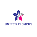 卸売の花ロゴ