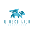  Winged Lion  logo
