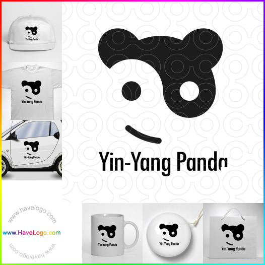 логотип Инь Ян Панда - 66017