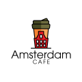 логотип Амстердамское кафе