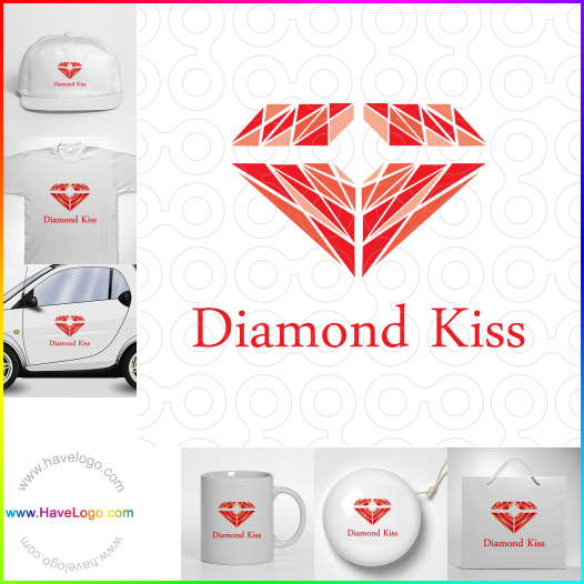 鑽石的吻logo設計 - ID:66046