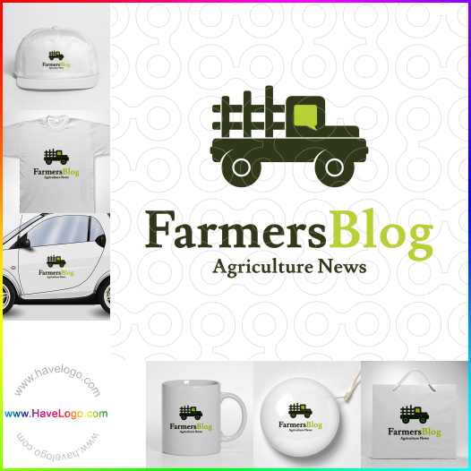 購買此農民農業新聞博客logo設計63597