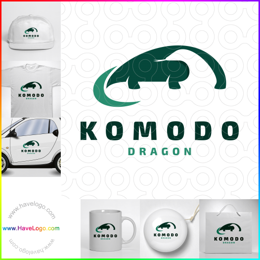 Komodo Drache logo 61863