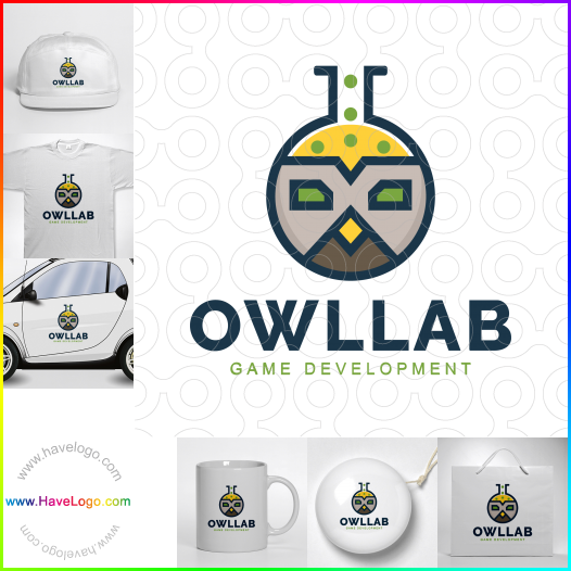 このOwl Labのロゴデザインを購入する - 60560