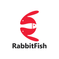 Logo Кролик Рыба