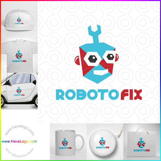 логотип Roboto Fix - 62908