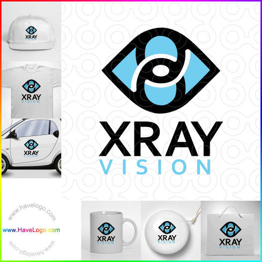 このXray Visionのロゴデザインを購入する - 61813