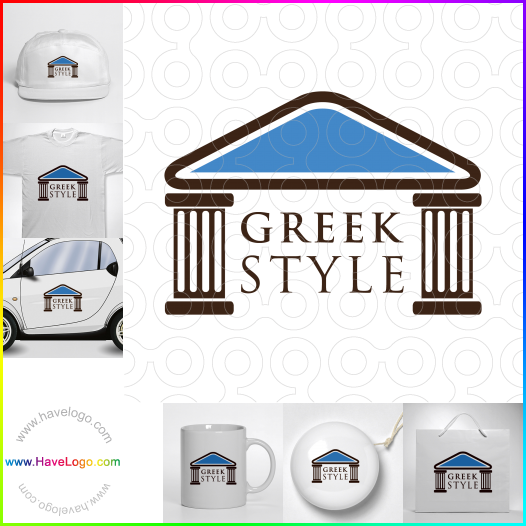 このギリシャ語のロゴデザインを購入する - 3632