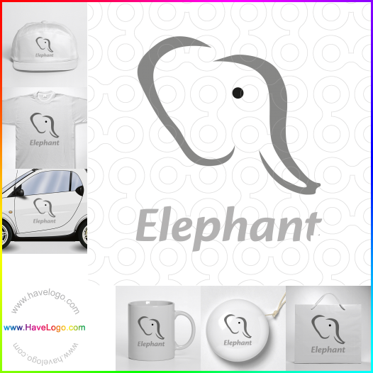 購買此大象logo設計37635