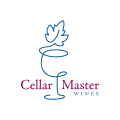 логотип красное вино
