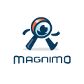 magnifying glass Logo